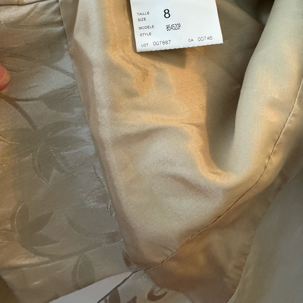 JS Collections 8P Gold Beaded Jacket! Button down , fitted ! High end l… - Picture 12 of 14